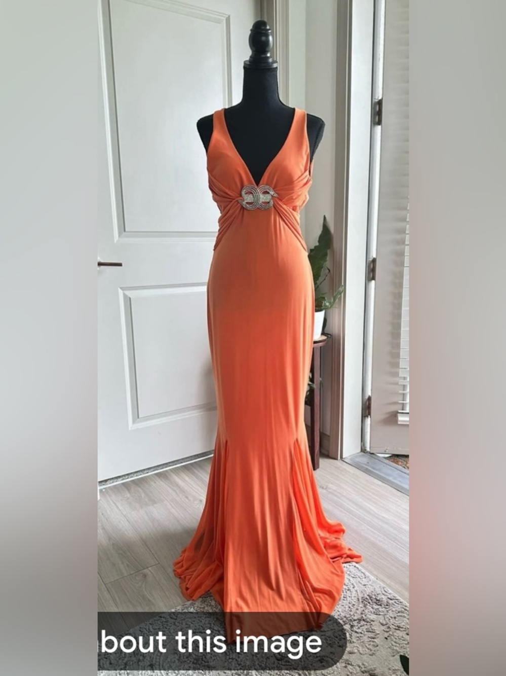 Vintage Mary L couture special occasion women dress